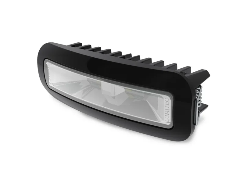 Lumitec Capri3 Flood Light RGBW Spectrum LED Flush Mount Black 12/24v