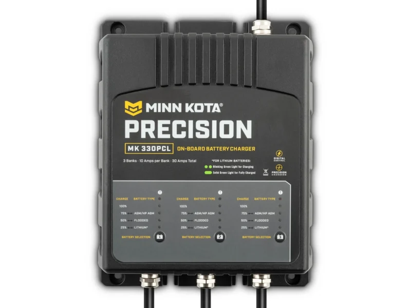 Minn Kota MK330PCL Precision Charger 3 Bank 10 Amps