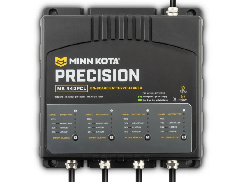 Minn Kota MK440PCL Precision Charger 4 Bank 10 Amps