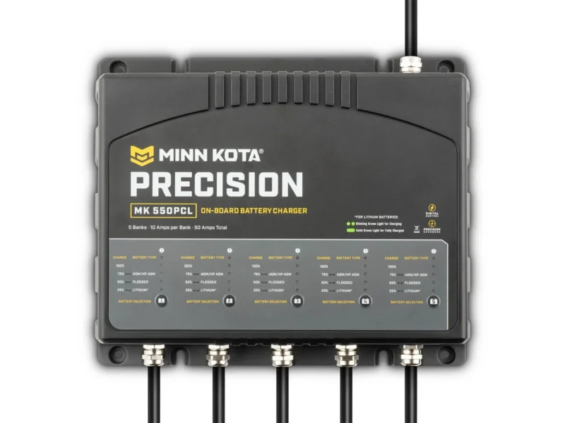 Minn Kota MK550PCL Precision Charger 5 Bank 10 Amps