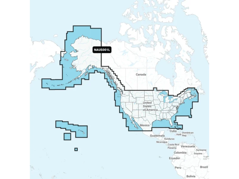 Navionics Plus NAUS001L US and Coastal Canada microSD