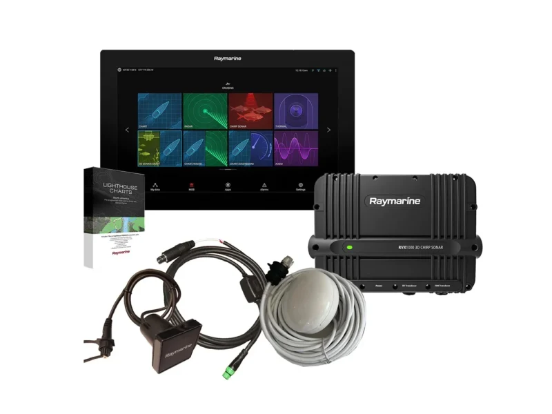 Raymarine Axiom XL 16 3D CHIRP Bundle with RVX1000 GA200, RCR-SD, Alarm and Cable