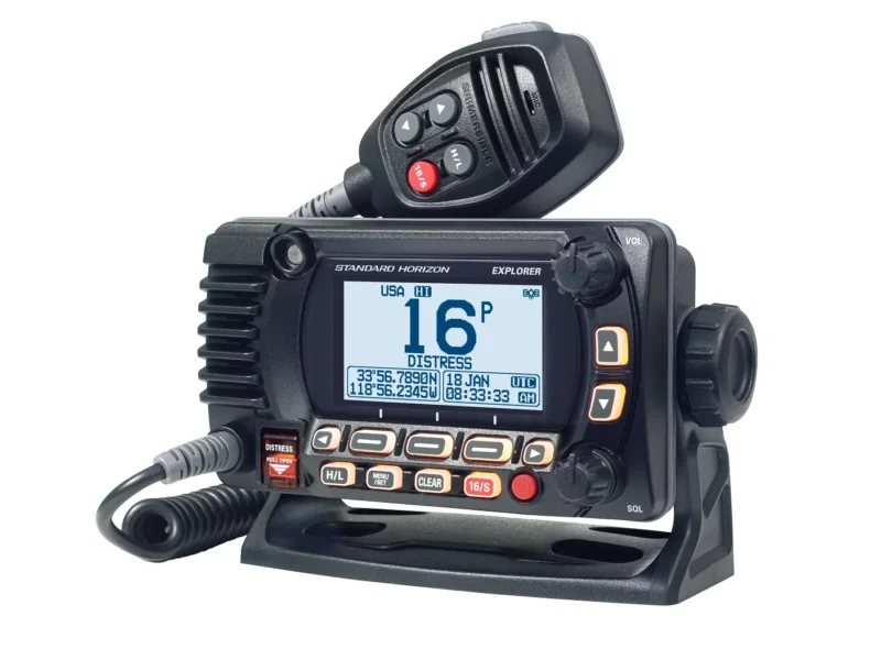 Standard Explorer GPS Black 25 Watt VHF