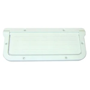 T-H Marine Large Rectangular Scupper - White