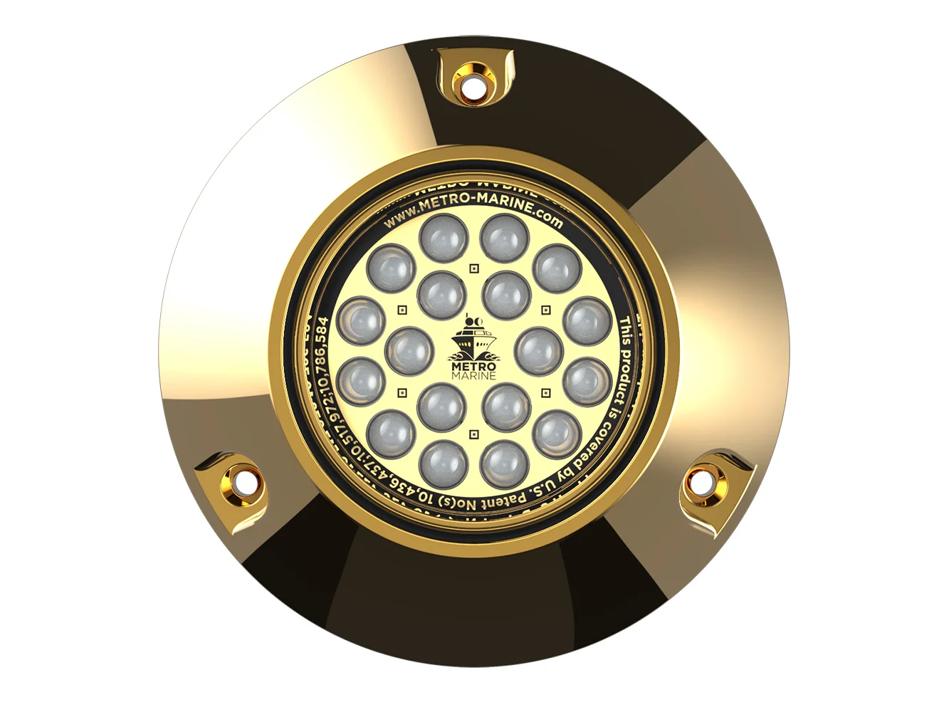 Metro Marine High-Output Submersible Underwater Light w/Intelligent Monochromatic LED's - Blue, 45° Beam