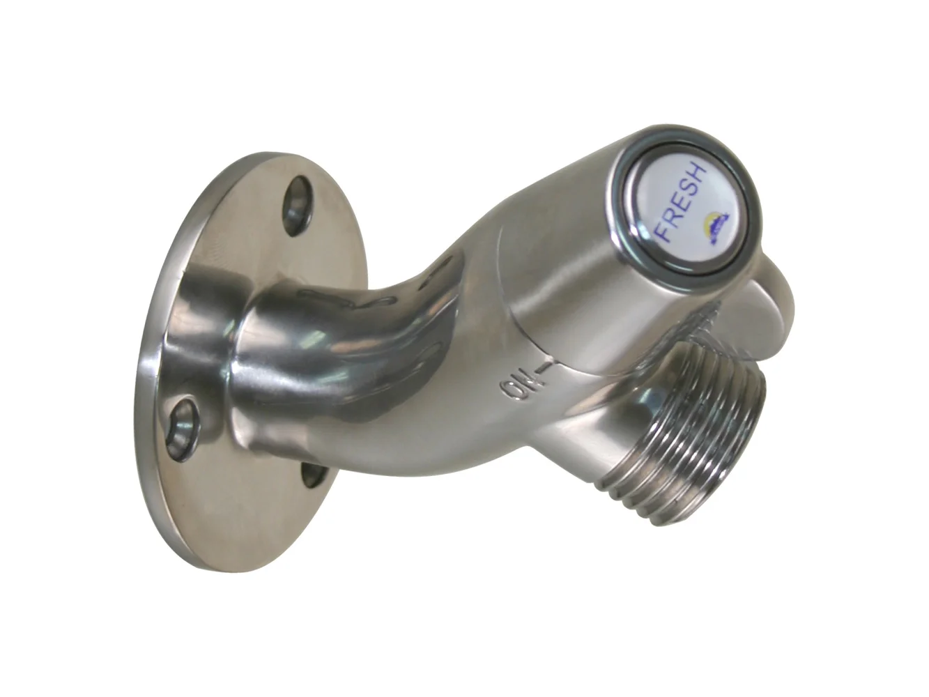 Scandvik Ceramic Angled Washdown Valve - SS Spigot