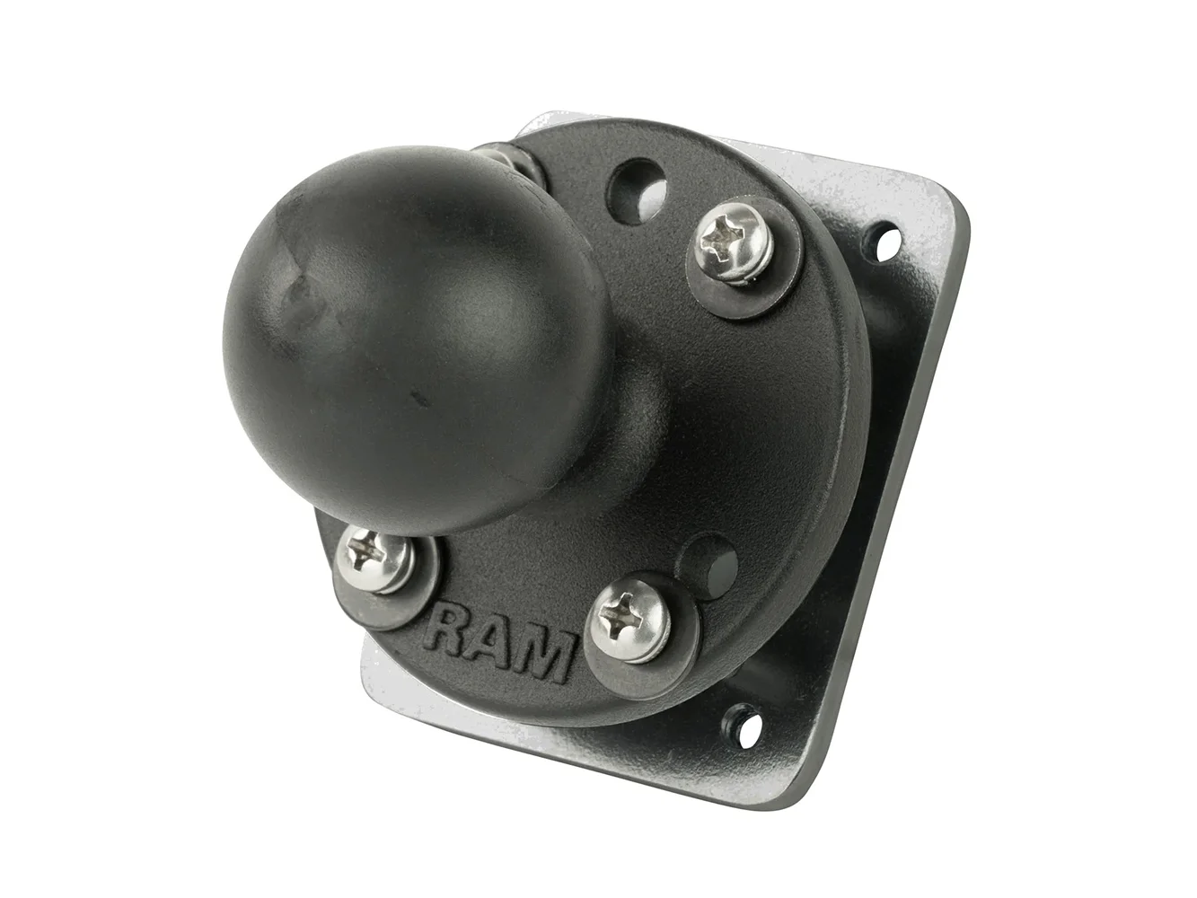 RAM Mount Drill-Down Dashboard Ball Base w/Backing Plate - C Size