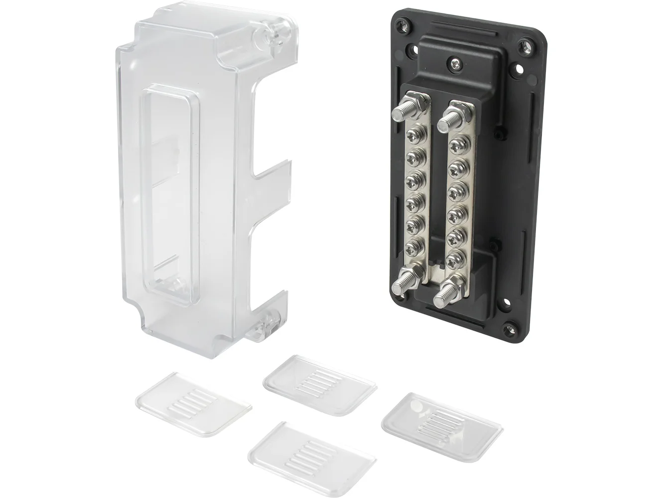 Sea-Dog Dual Buss Bar w/Cover - 12 Terminals