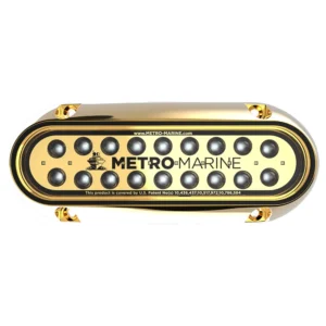 Metro Marine High-Output Elongated Underwater Light w/Intelligent Monochromatic LED's - Aqua, 45&deg; Beam