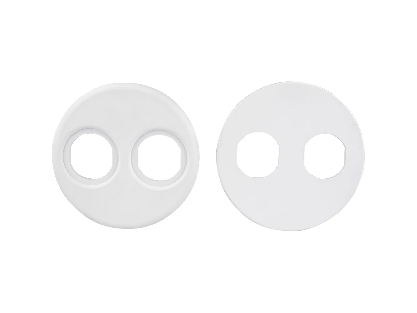 84470Sea-Dog 4" Gauge Power Socket Adapter Mounting Plate - White