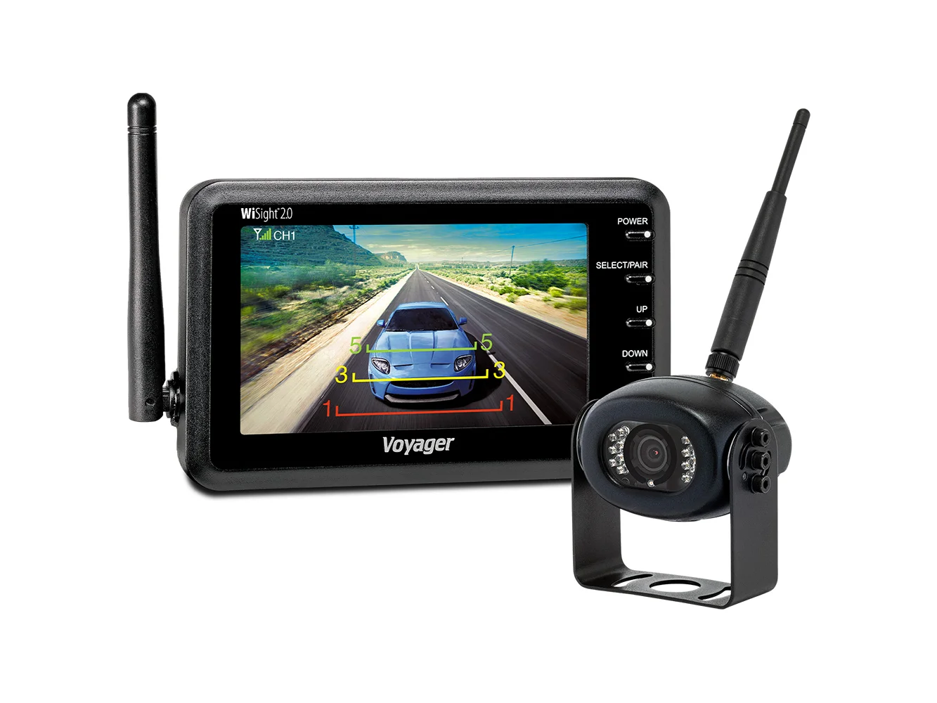 Voyager WiSight 2.0 - 4.3" Monitor w/Camera - Wireless