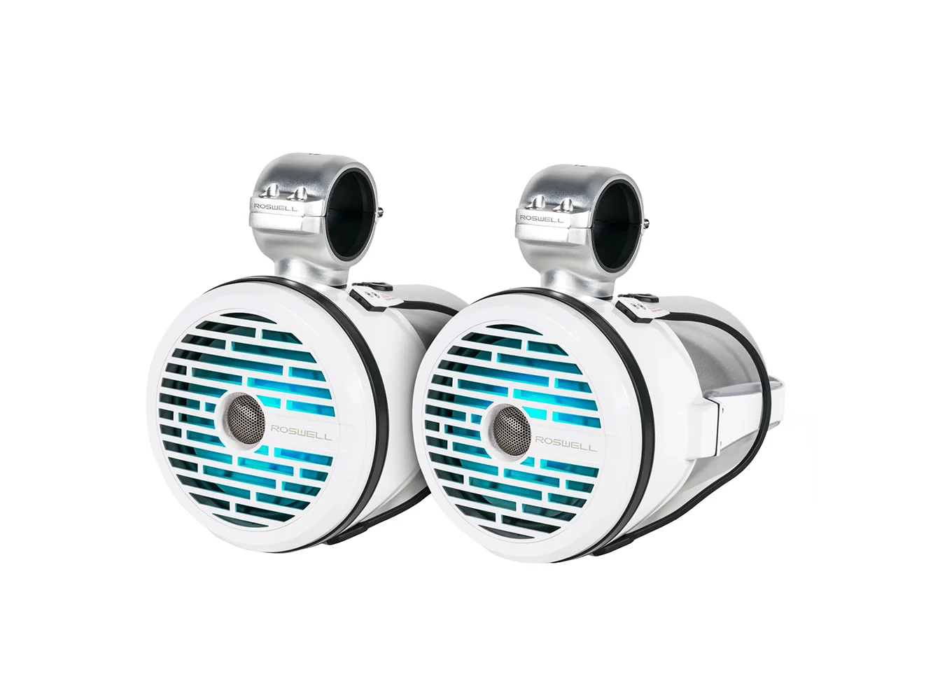 Roswell R1 8” Tower Speakers - White - 100W RMS & 200W Peak Power