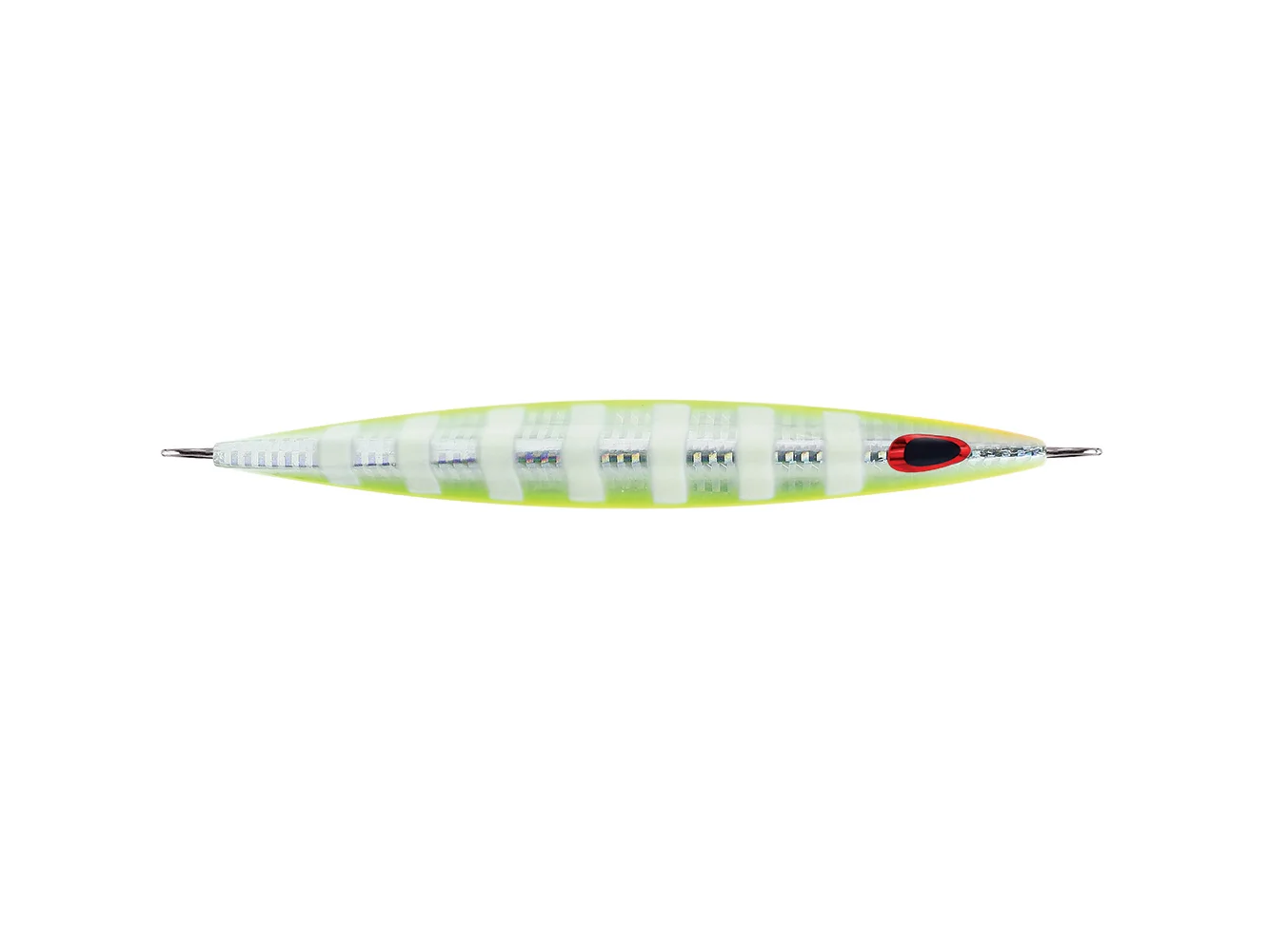 Williamson Kensaki 280 Jig - 7.25" - 9-7/8oz - UV Chartreuse Glow Zebra