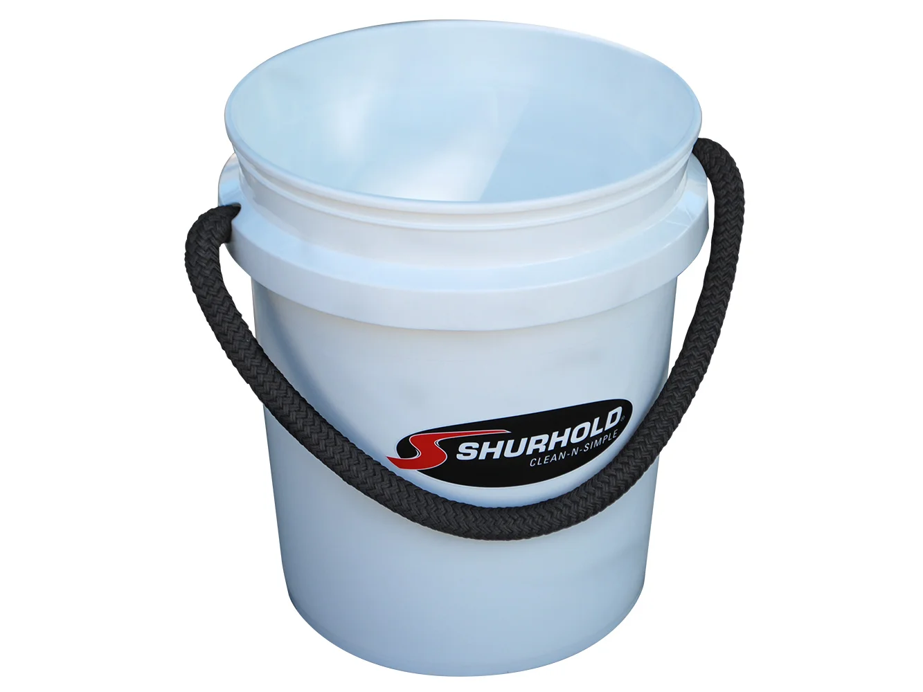 Shurhold World's Best Rope Handle Bucket - 5 Gallon - White