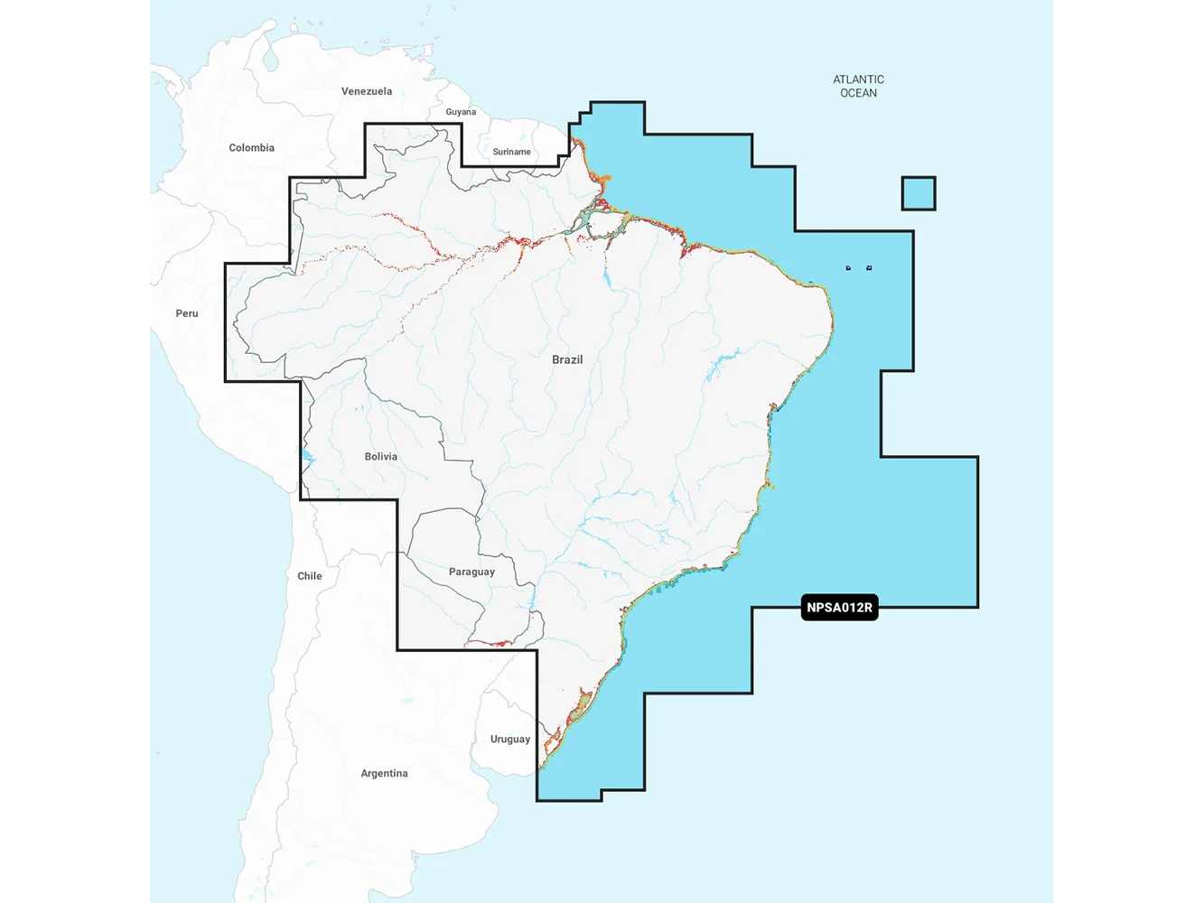 Navionics Platinum+ NPSA012R - Brazil