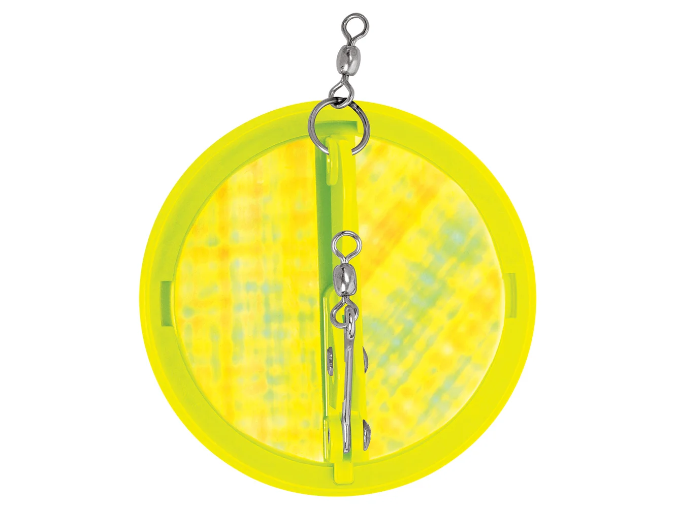 Luhr-Jensen 4-1/8" Dipsy Diver - Chartreuse/Silver Bottom Moon Jelly