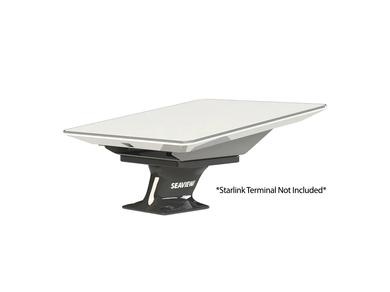 Seaview Starlink High Performance 5" Pedestal Mount w/ADASTLKA Starlink Top Plate - Black