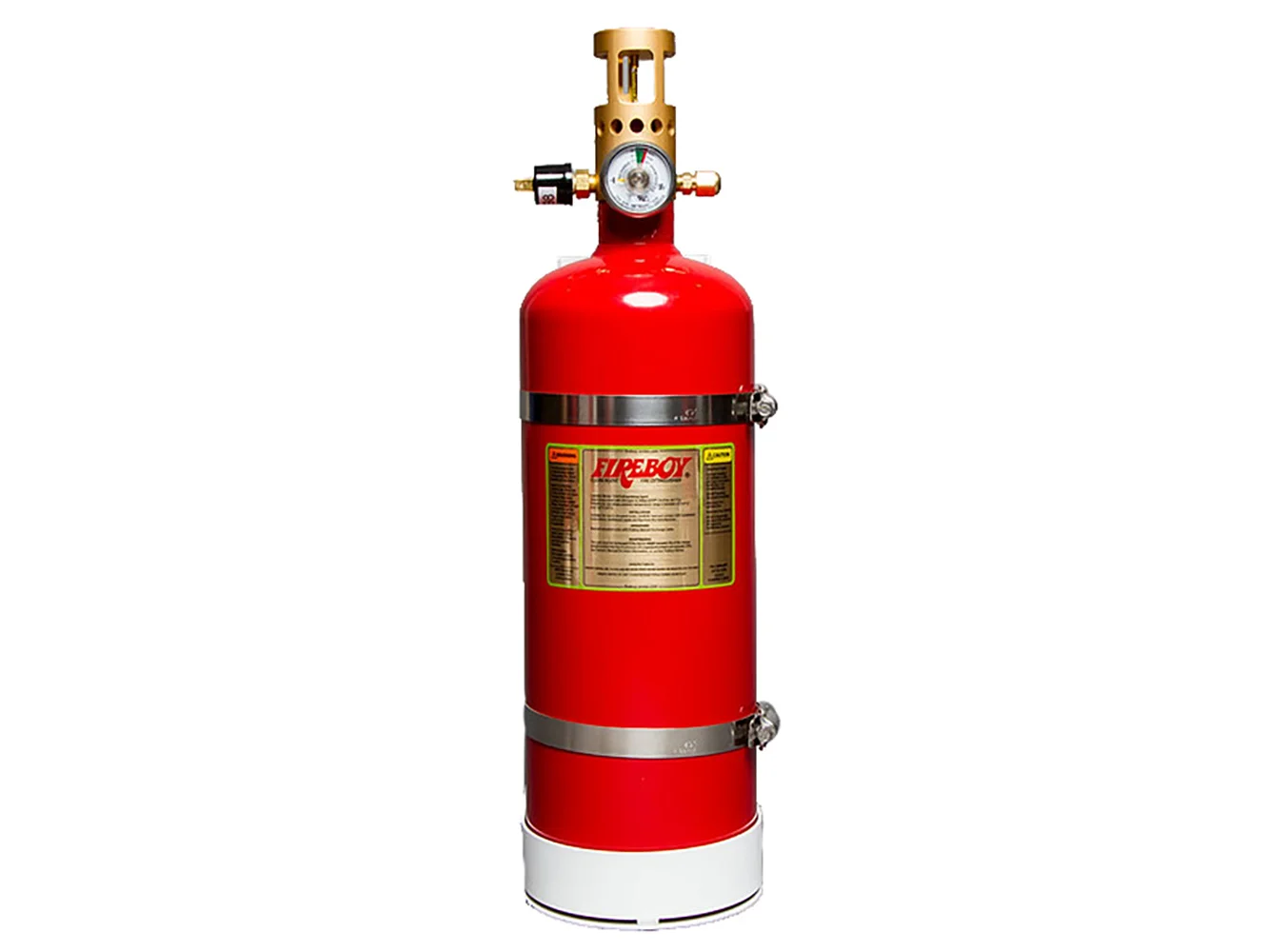Fireboy-Xintex Automatic Vertical Fire Extinguisher w/Heavy Duty Bracket - 175 Cubic Feet Volume Protected