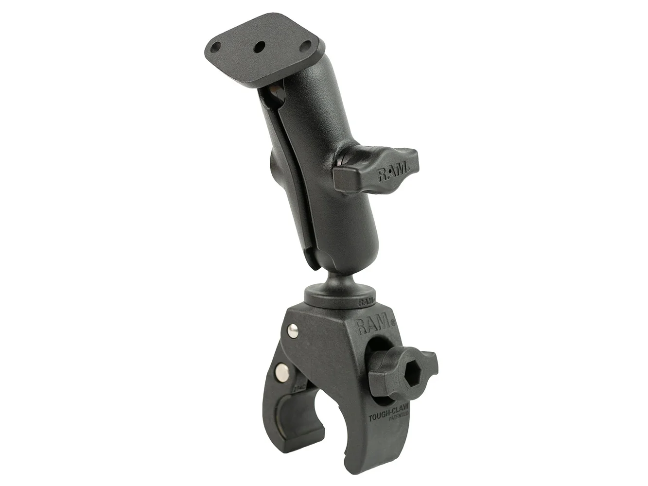 RAM Mount RAM® Tough-Claw™ Small Clamp Mount w/Diamond Plate