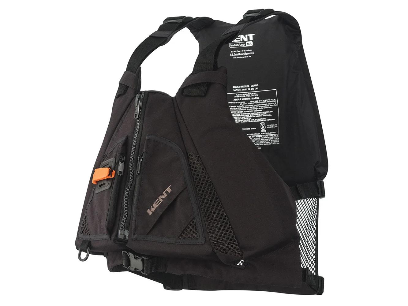 Kent Law Enforcement Life Vest - XL/2XL - Black