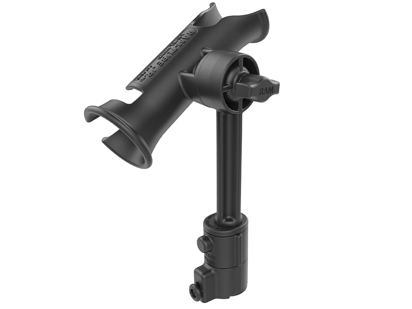 RAM Mount RAM® Tube Jr.™ Holder w/Universal Adapt-A-Post™ Track Base - 6" Post