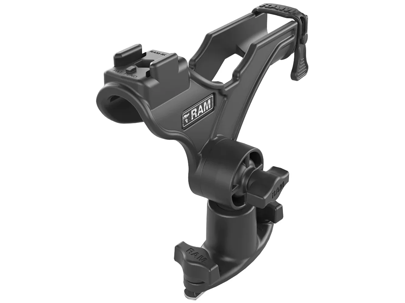 RAM Mount RAM ROD® JR Fishing Rod Holder w/Dual T-Bolt Track Base