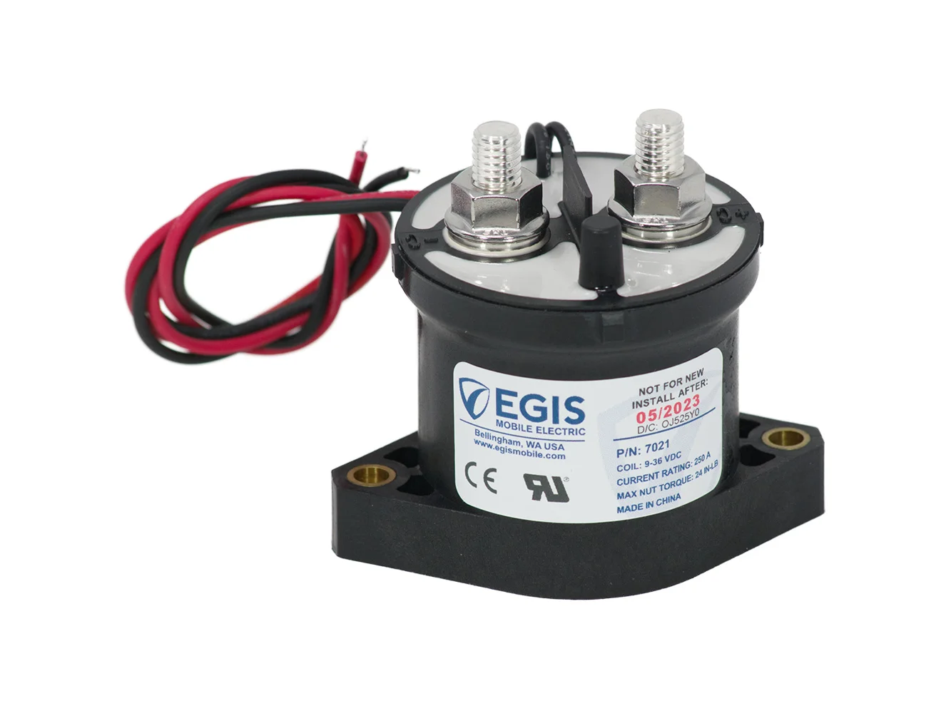 Egis Contactor 250A, 12/24V