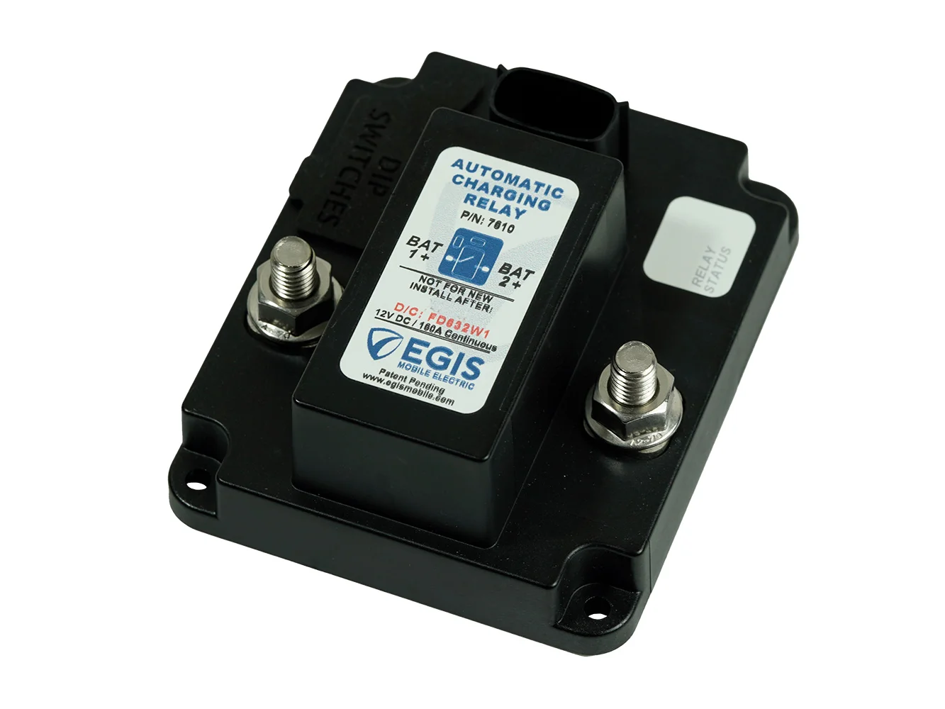 Egis Programmable Automatic Charging Relay (ACR) 160A, 12V