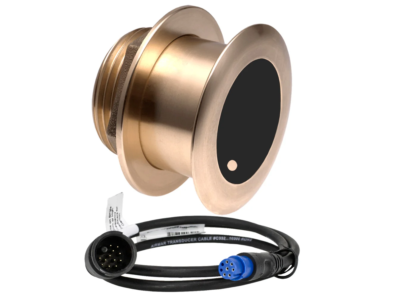 Airmar B175MW Med Ultra Wide 1kW, 20° Chirp Thru-Hull Transducer f/8-Pin Garmin