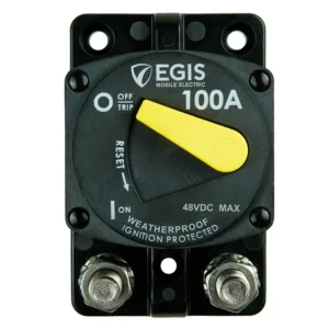EGIS MOBILE ELECTRIC Circuit Breaker, 87 Series, 100 A, Surface Mount, Retail Pack | 4704-100