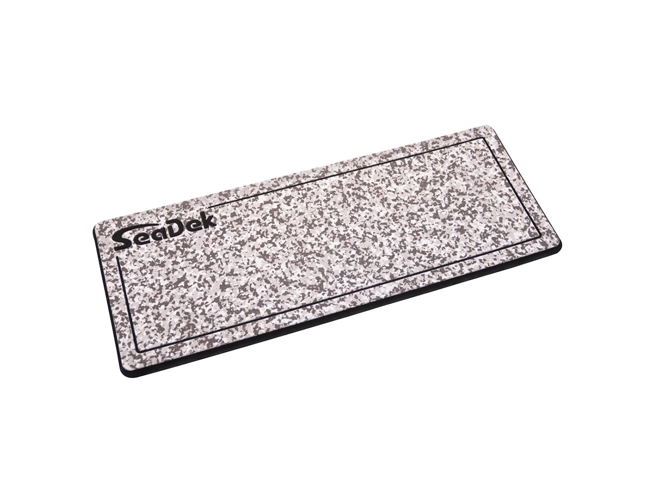 SeaDek 16” x 39" 20mm Dual Density Large Helm Pad w/SeaDek Logo - Brushed Texture - Snow Camo/Black (406.4mm x 990.6mm x 20mm)