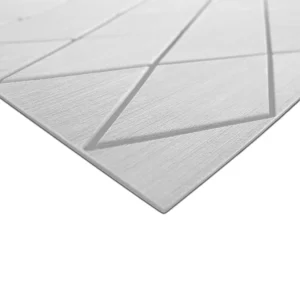 SeaDek 40" x 80" 6mm Two Color Diamond Full Sheet - Brushed Texture - Cool Grey/Storm Grey (1016mm x 2032mm x 6mm)