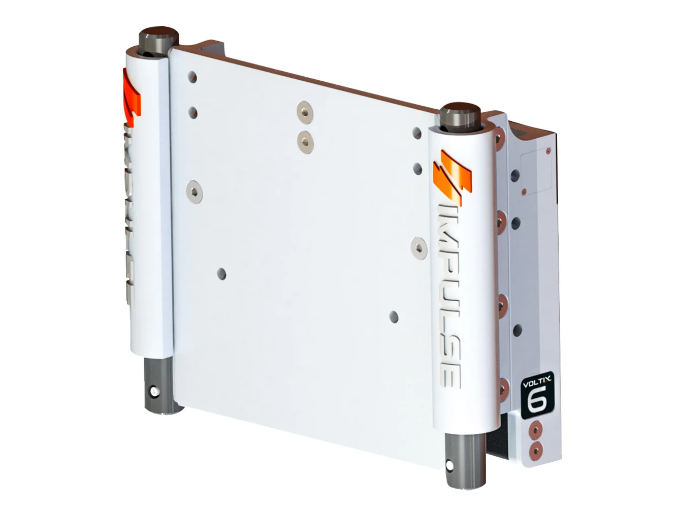 IMPULSE 6" Set Back Electric Jack Plate w/Standard Control - White Cerakote
