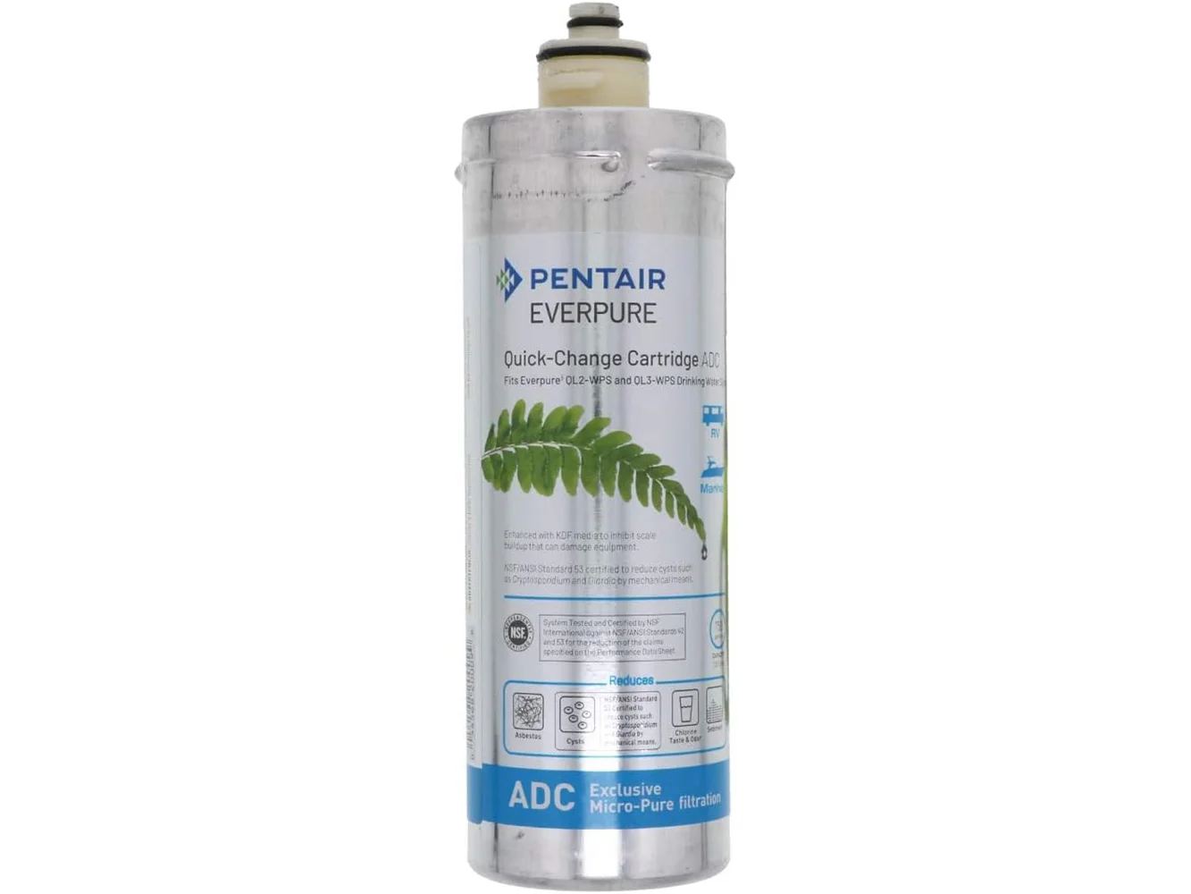 Shurflo by Pentair ADC Bacteriostatic Everpure® Filter