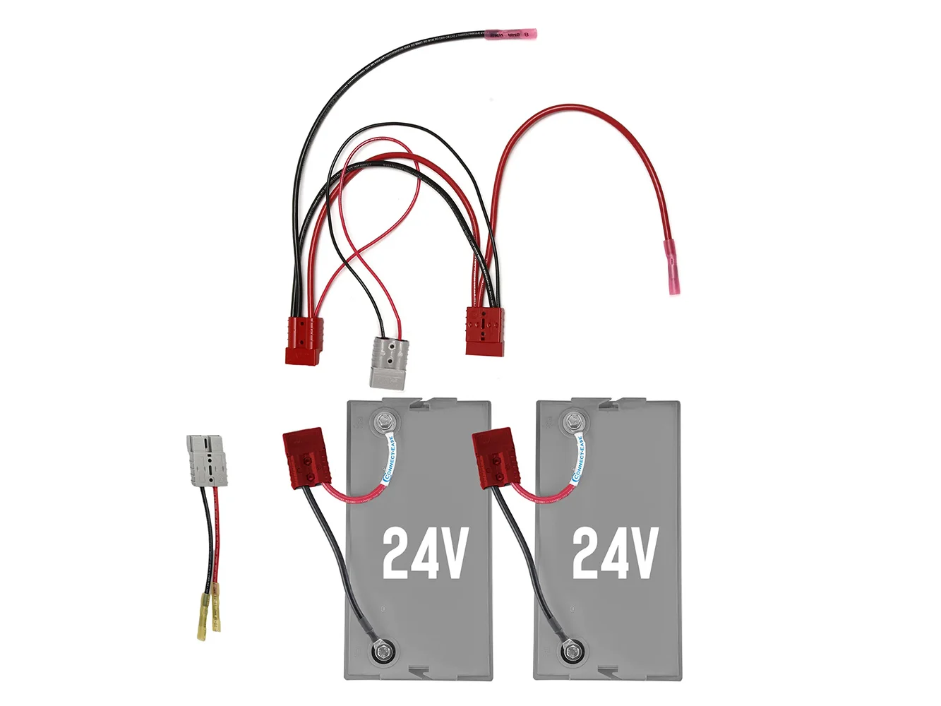 Connect-Ease 24V Parallel Kit f/2 24V Batteries to 1 Motor