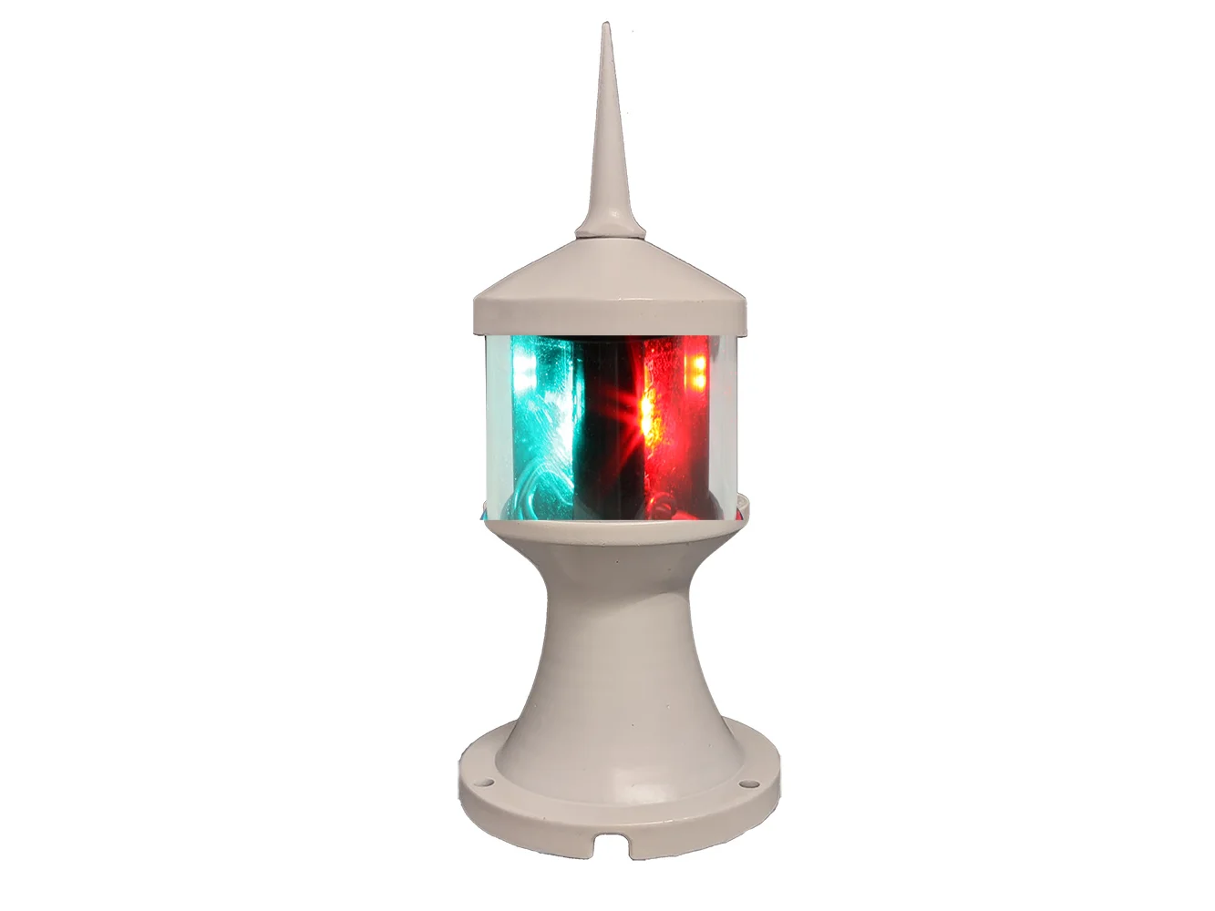 Lunasea Tri-Color/Anchor Zero Emission Light Fixture - 12V - White