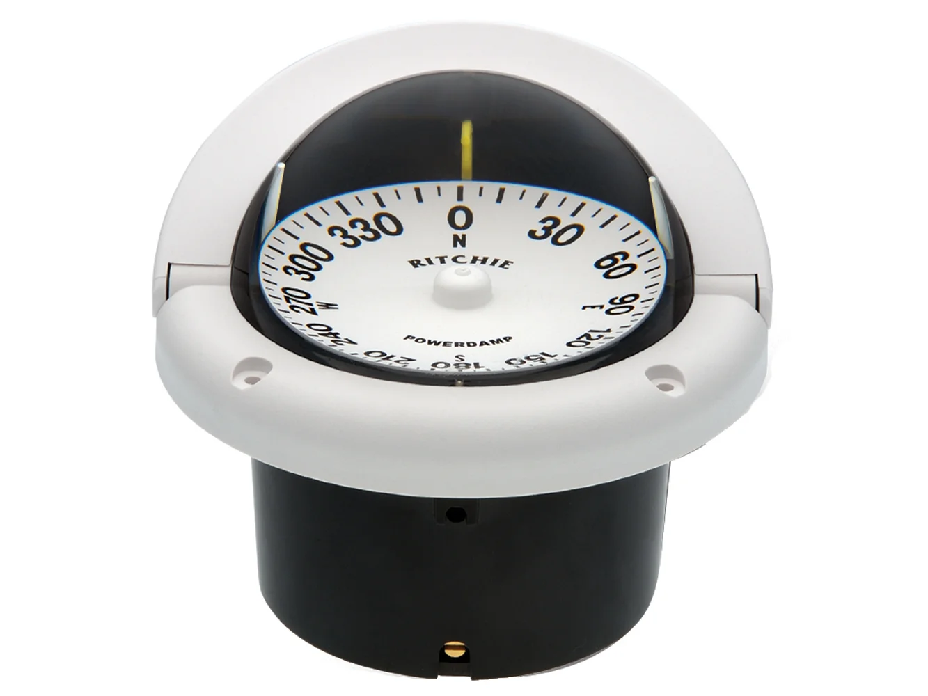 Ritchie HF-742W Helmsman Compass - Flush Mount - White