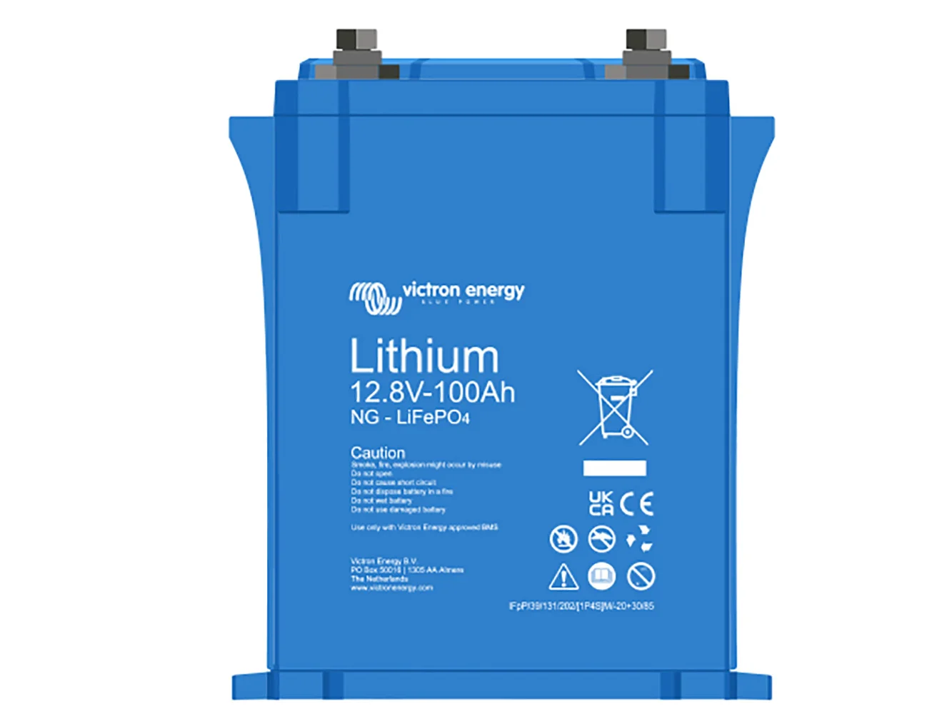 Victron Lithium Battery 12VDC 100Ah NG Smart LifePO4 (UL2054)