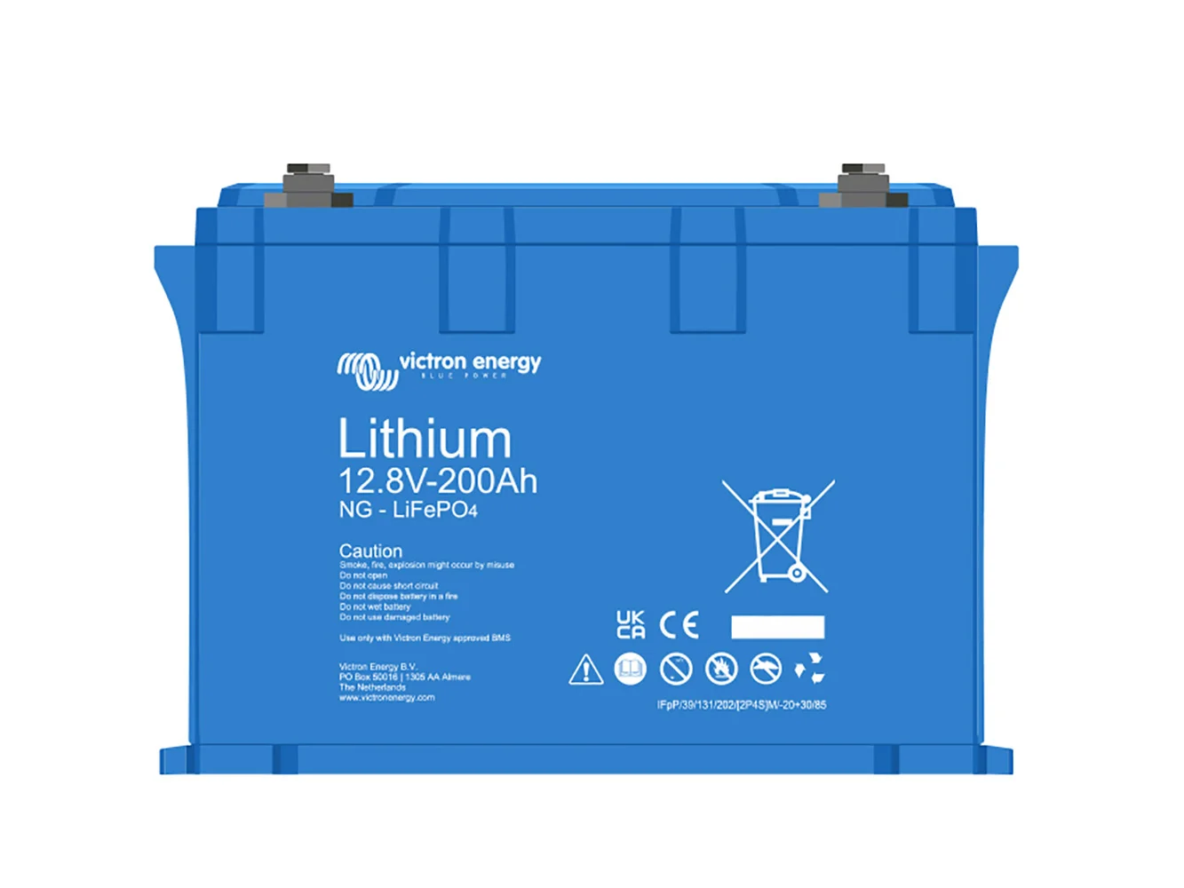 Victron Lithium Battery 12VDC 200Ah NG Smart LifePO4 (UL 2054)