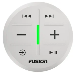 FUSION MS-ARX70W, ARX Wireless Stereo Remote, Mount w/Bounding Tape, White | 010-02167-21