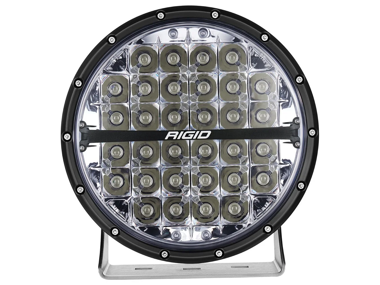 RIGID Industries 360-Series RGBW 9" Offroad Lamp Spot Beam w/RGBW Backlight Pods - Single