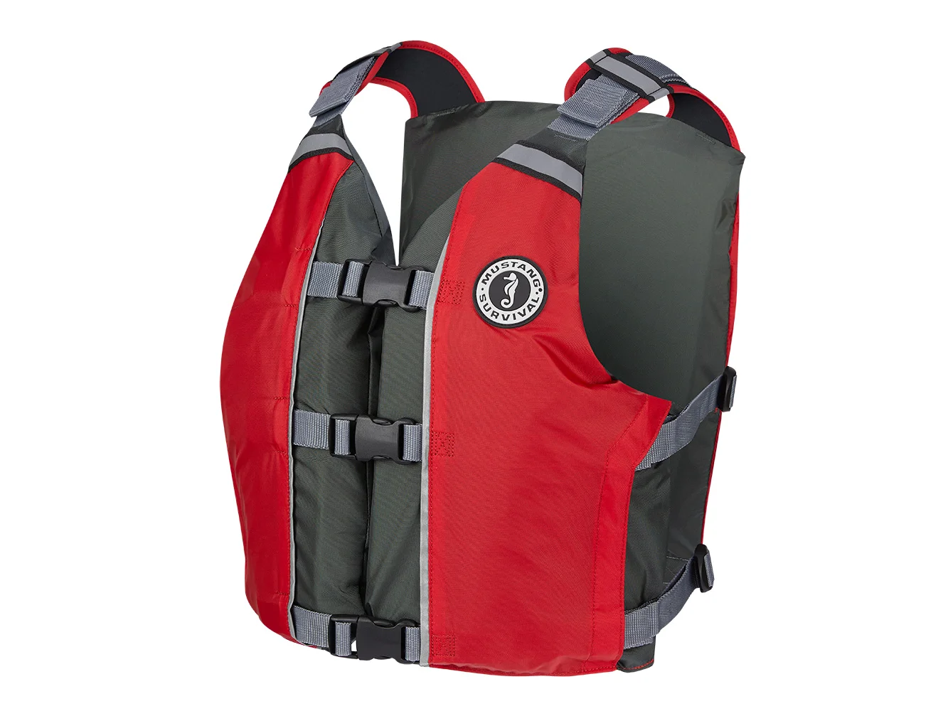 Mustang APF Foam Vest - Universal - Red/Grey