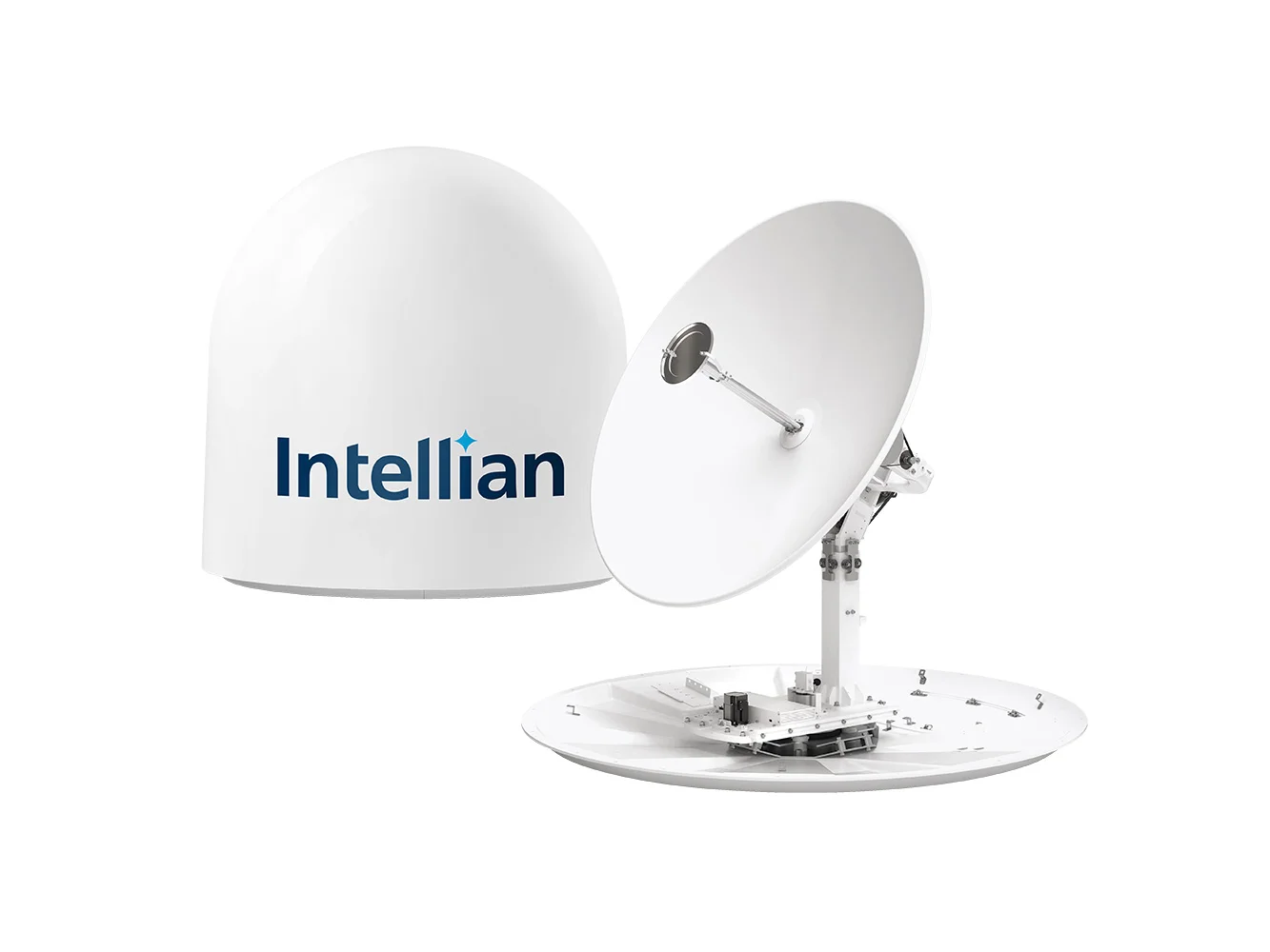 Intellian s130N 1.25M HD DirecTV & WorldView Satellite TV Antenna System In v130NX/t130N Dome - Includes Multi-Switch Module