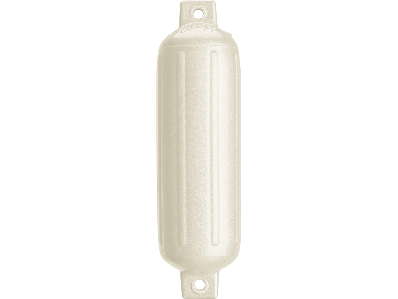 Polyform G-4 Twin Eye Fender 6.5" x 22" - Metallic White