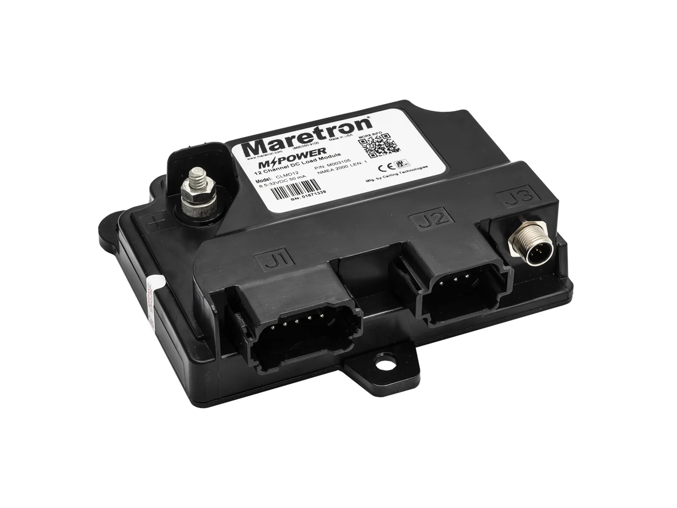 Maretron MPower 12 Channel DC Load Controller Module w/NMEA 2K - No Connectors