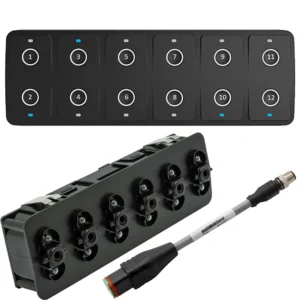Maretron CKM12 Keypad w/CKM to NMEA 2000® Adapter Cable - 0.2M (Horizontal Orientation)