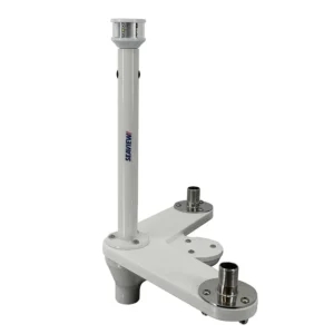 Seaview Triple Mount Adapter w/C5 Certified LED Light 12" Post & Threaded 1"-14 Thread Bases f/GPS Units