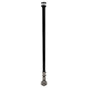 Seaview 36" Manually Folding Light Post w/316 Stainless Steel Base & LTBLED12C5 Navigation Light - Black