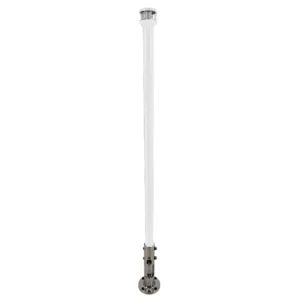 Seaview 36" Manually Folding Light Post w/316 Stainless Steel Base & LTBLED12C5 Navigation Light - White