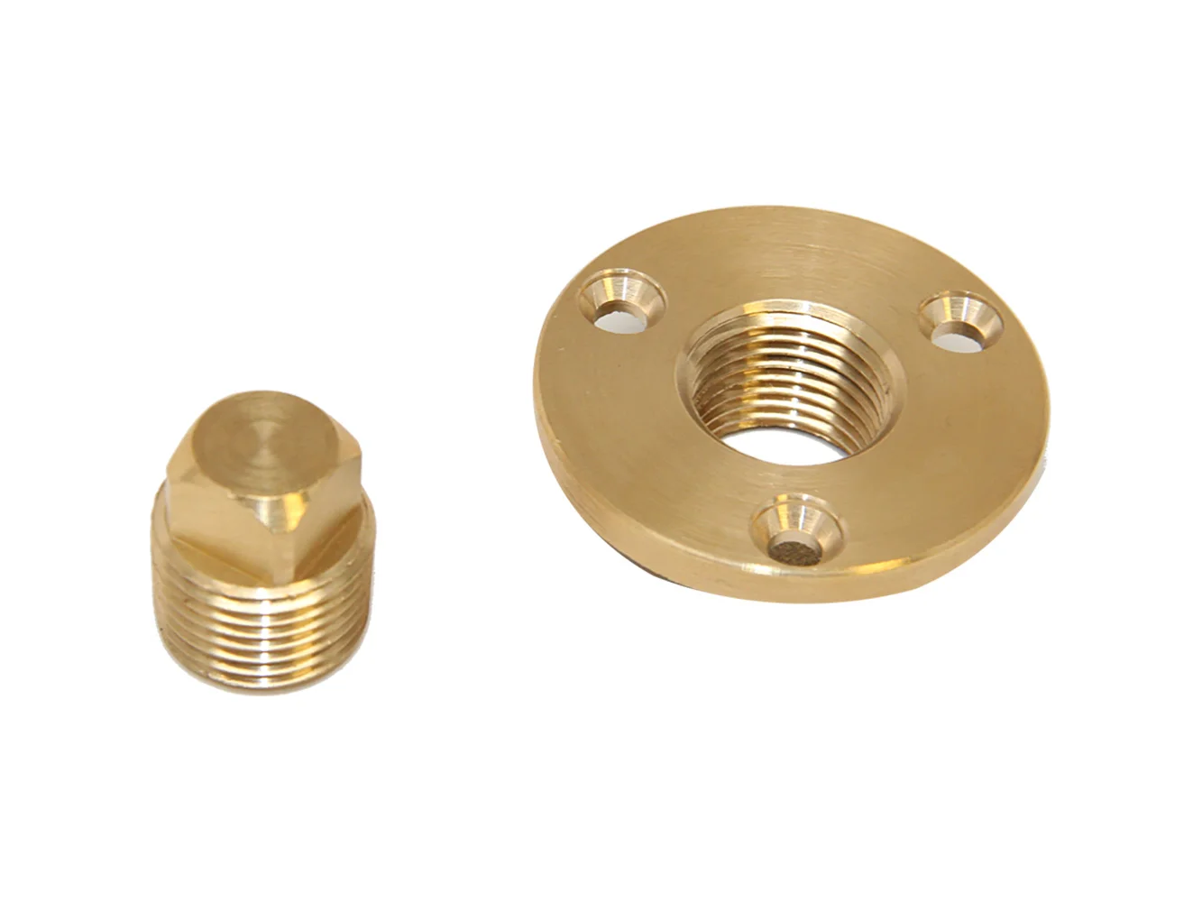 Sea-Dog Garboard Drain & Plug - Machined Bronze